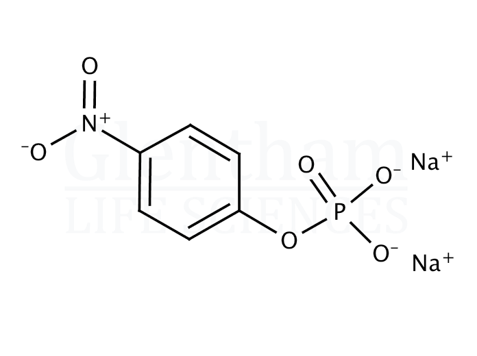 Structure for 4-Nitrophenyl phosphate disodium salt hexahydrate