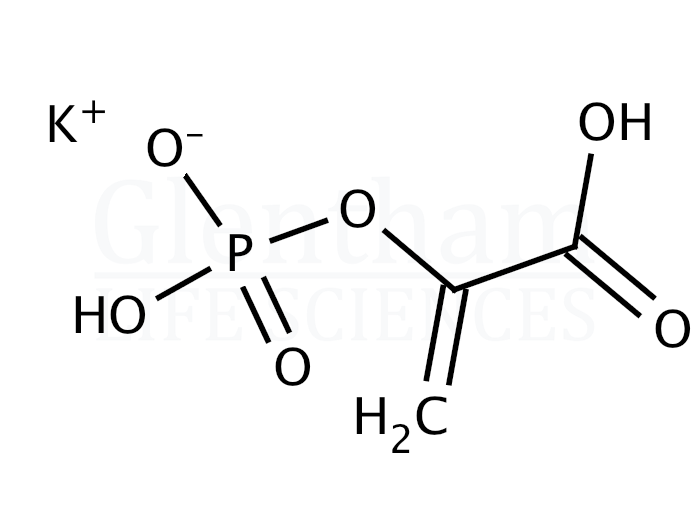 Structure for Phosphoenol pyruvate monopotassium salt (4265-07-0)