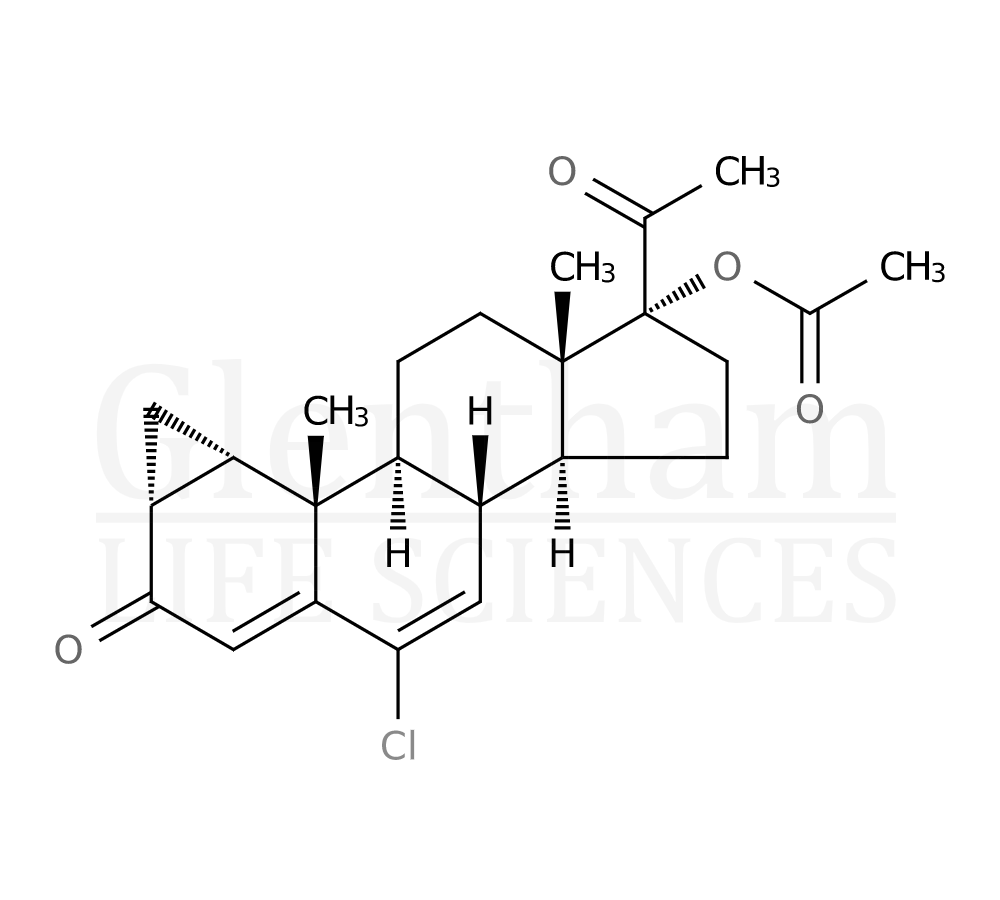 Structure for Cyproterone acetate