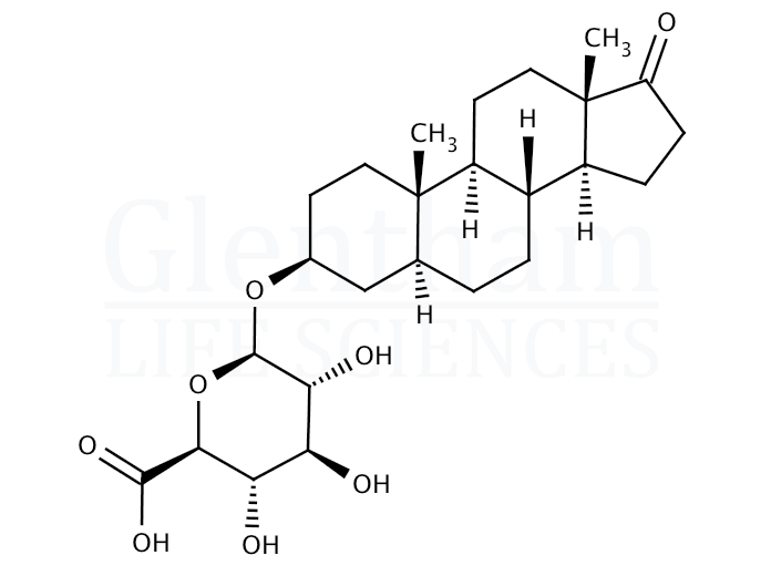 Structure for Epiandrosterone b-D-glucuronide