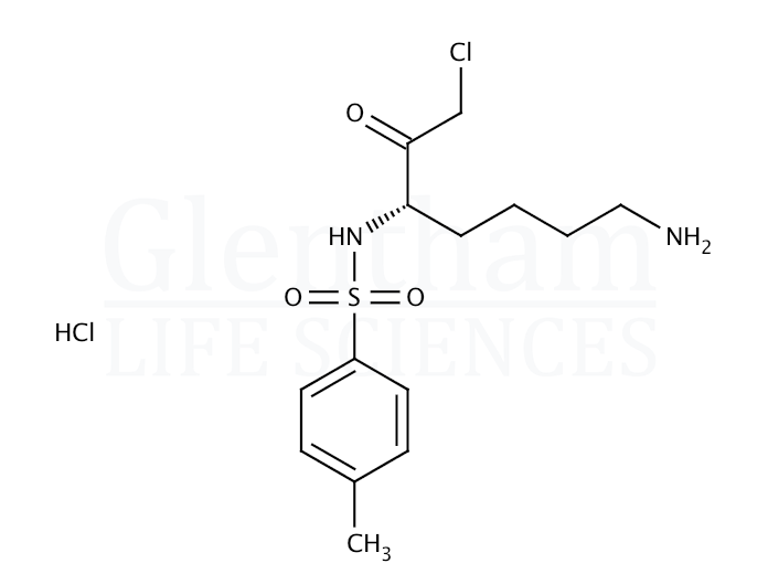 Structure for Nα-Tosyl-L-lysine chloromethyl ketone hydrochloride (4272-74-6)