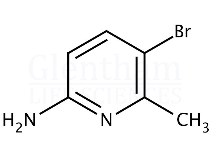 6-Amino-3-bromo-2-picoline (6-Amino-3-bromo-2-methylpyridine) Structure