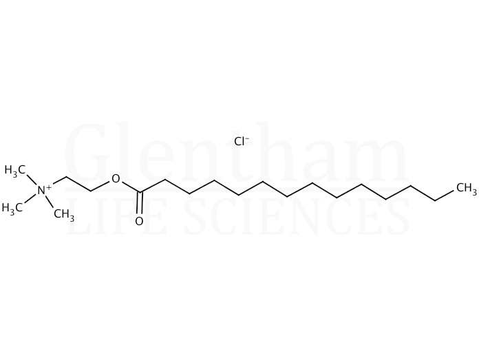 Myristoylcholine chloride Structure