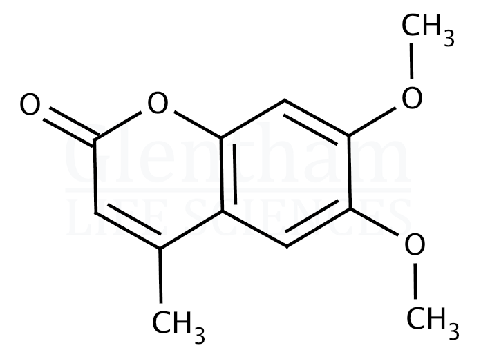 6,7-Dimethoxy-4-methylcoumarin Structure