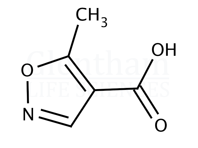 5-Methylisoxazole-4-carboxylic acid Structure