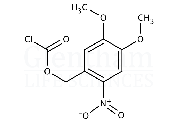 Structure for 4,5-Dimethoxy-2-nitrobenzyl chloroformate