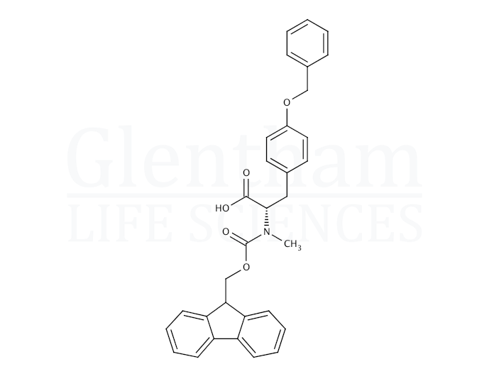 Structure for Fmoc-Nalpha-methyl-O-benzyl-L-tyrosine