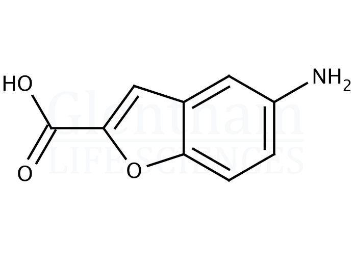 5-Amino-1-benzofuran-2-carboxylic acid Structure