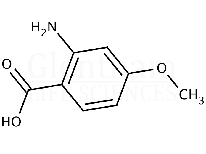 2-Amino-4-methoxybenzoic acid  Structure