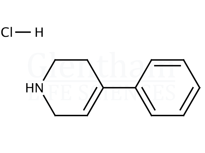 Structure for 4-Phenyl-1,2,3,6-tetrahydropyridine hydrochloride