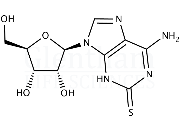 Large structure for  2-Thioadenosine  (43157-50-2)