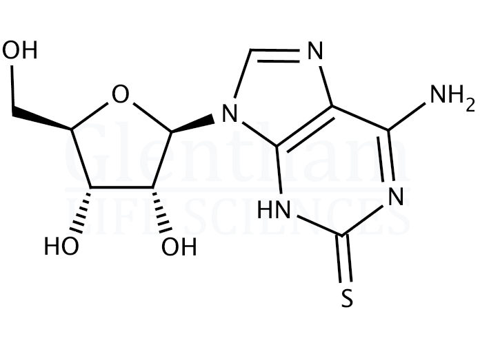 Structure for  2-Thioadenosine  (43157-50-2)