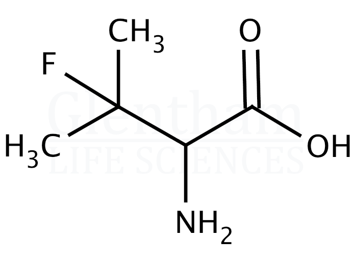 Structure for 3-Fluoro-DL-valine  (43163-94-6)