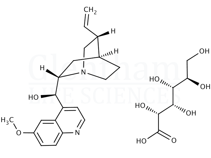 Structure for Quinine gluconate
