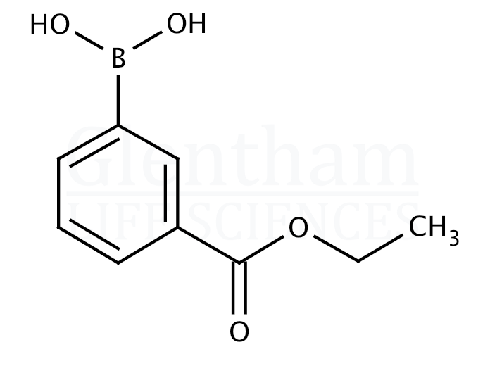 Structure for 3-Ethoxycarbonylphenylboronic acid