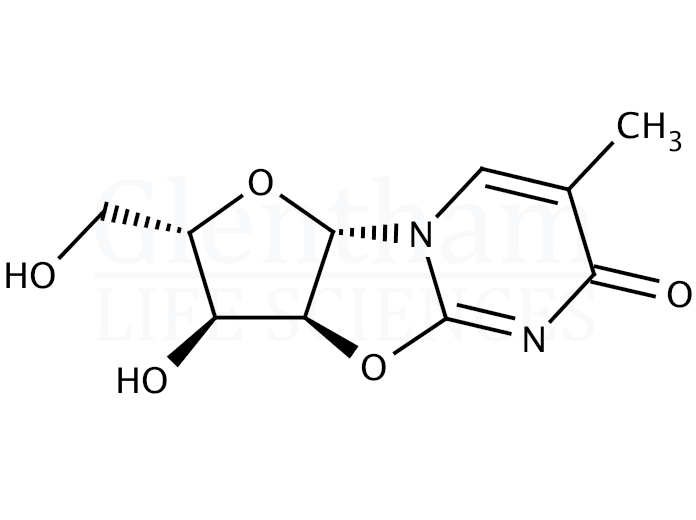 Structure for 2,2''-Anhydro-L-thymidine