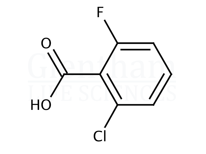 Structure for 2-Chloro-6-fluorobenzoic acid
