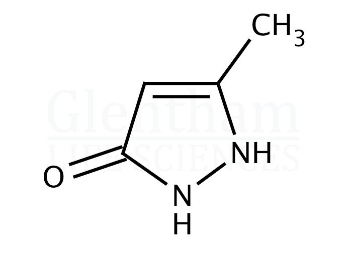 3-Methyl-3-pyrazolin-5-one Structure