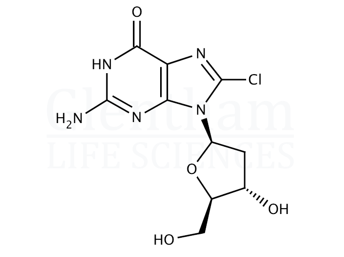 8-Chloro-2''-deoxyguanosine Structure