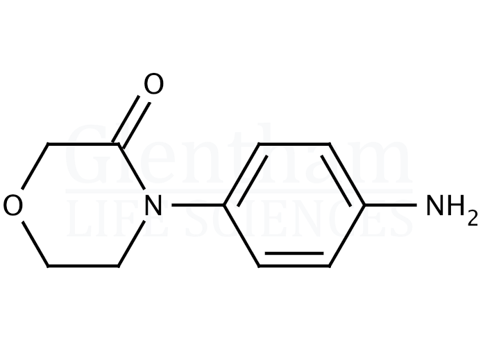 Structure for 4-(4-Aminophenyl)morpholin-3-one