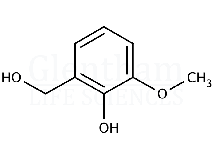2-Hydroxy-3-methoxybenzyl alcohol Structure