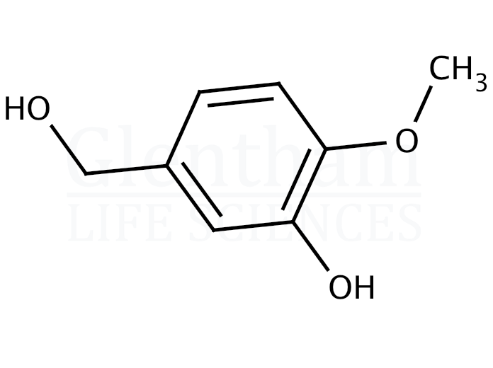 Structure for 3-Hydroxy-4-methoxybenzyl alcohol