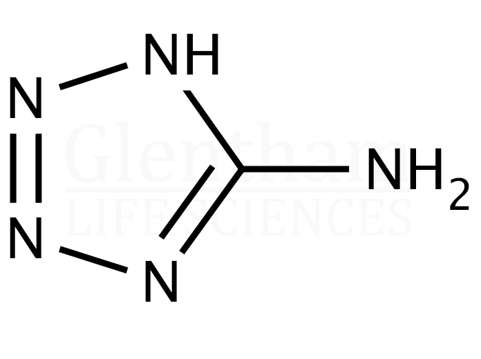 5-Amino-1(H)-tetrazole hydrate Structure