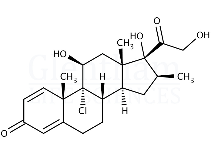 Beclomethasone Structure