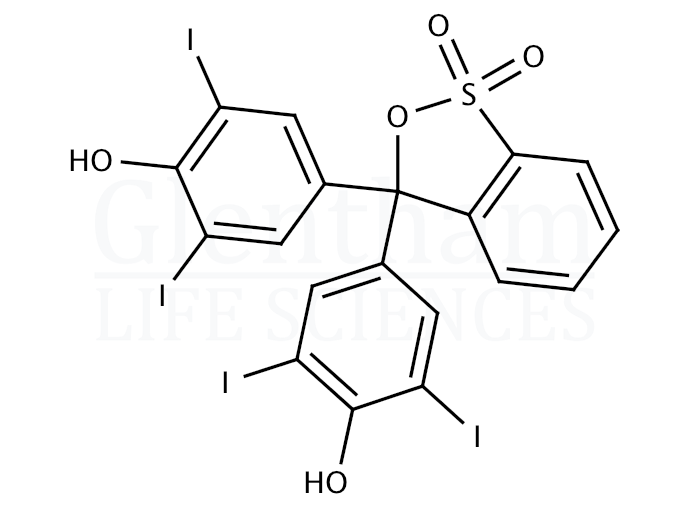 Structure for 3'',3'''',5'',5''''-Tetraiodophenolsulfonephthalein