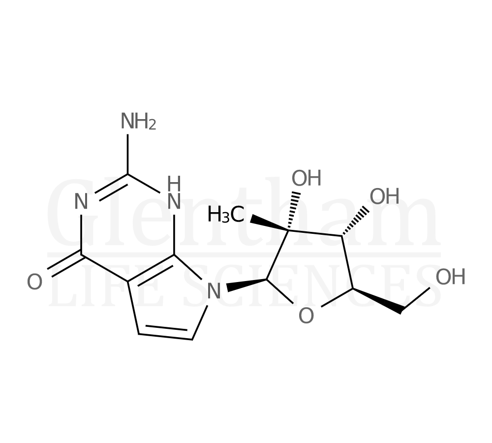 7-Deaza-2''-C-methylguanosine Structure