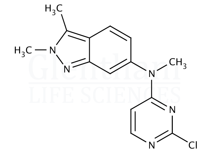 Structure for N-(2-Chloropyrimidin-4-yl)-N,2,3-trimethyl-2H-indazol-6-amine