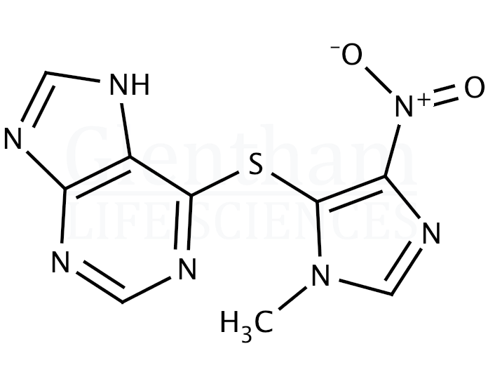 Structure for Azathioprine (446-86-6)