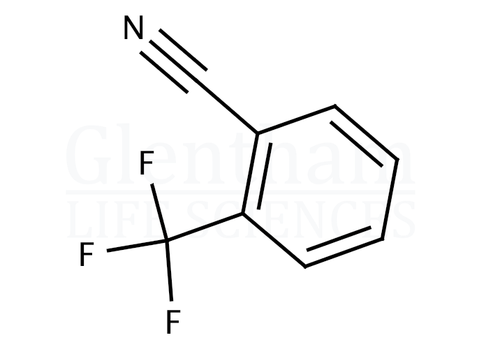 Structure for 2-Trifluoromethylbenzonitrile (alpha,alpha,alpha-Trifluoro-o-tolunitrile)