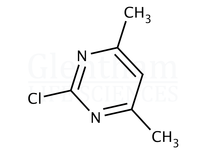 Structure for  2-Chloro-4,6-dimethylpyrimidine  (4472-44-0)