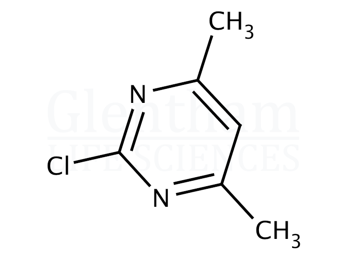 2-Chloro-4,6-dimethylpyrimidine Structure