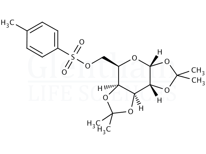Structure for  1,2:3,4-Di-O-isopropylidene-6-O-p-toluenesulfonyl-a-D-galactopyranose  (4478-43-7)