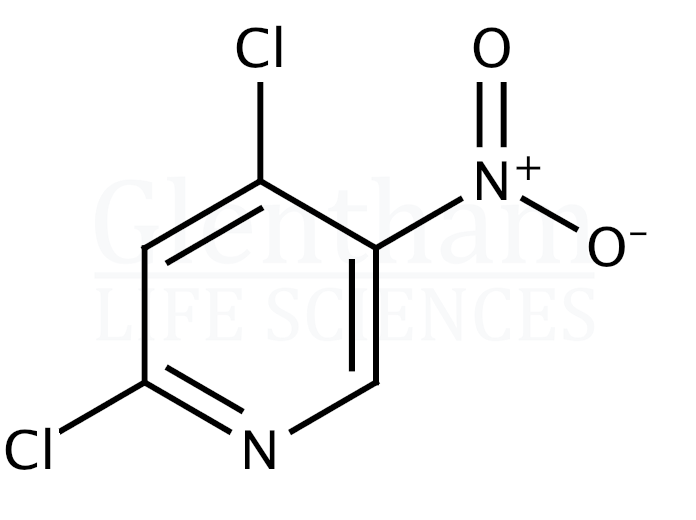 2,4-Dichloro-5-nitropyridine Structure