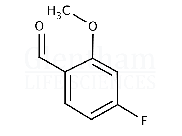 Structure for 4-Fluoro-2-methoxybenzaldehyde