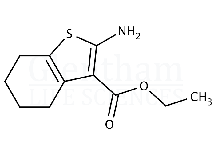 Ethyl 2-amino-4,5,6,7-tetrahydrobenzo[b]thiophene-3-carboxylate  Structure