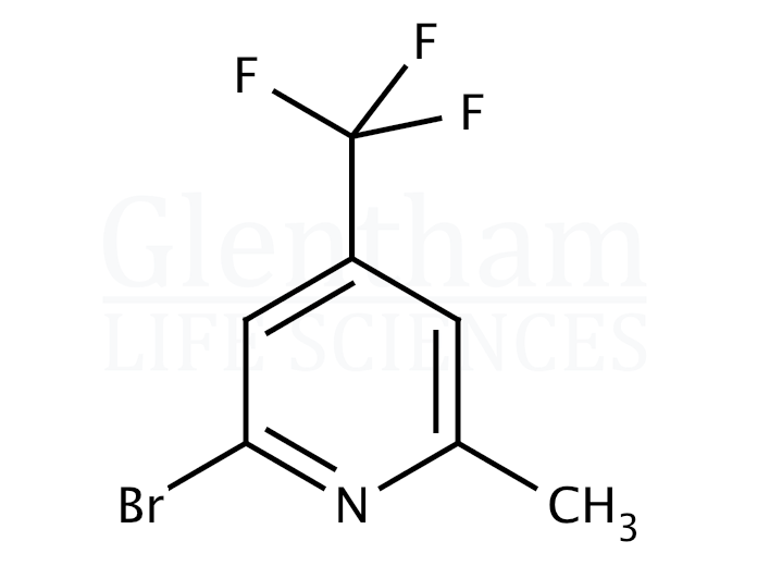 2-Bromo-6-methyl-4-trifluoromethylpyridine Structure