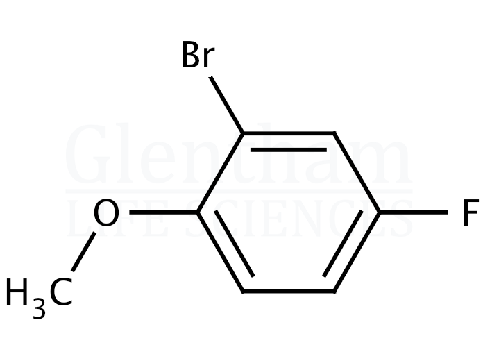2-Bromo-4-fluoroanisole Structure