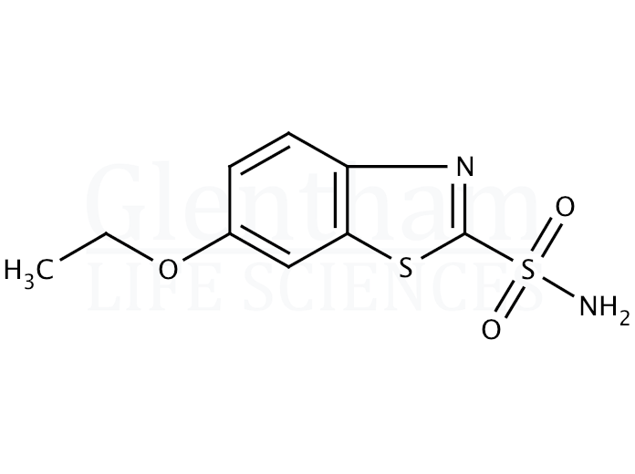 6-Ethoxy-2-benzothiazolesulfonamide  Structure