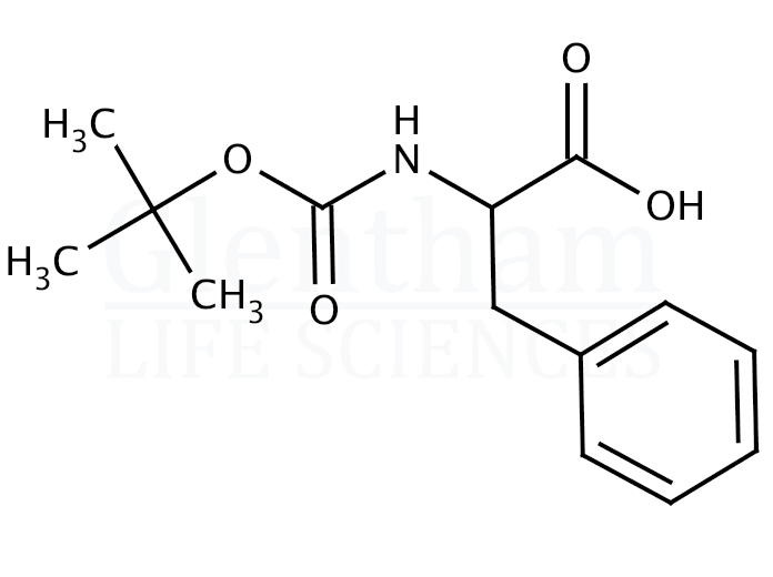 Structure for  Boc-DL-Phe-OH  (4530-18-1)