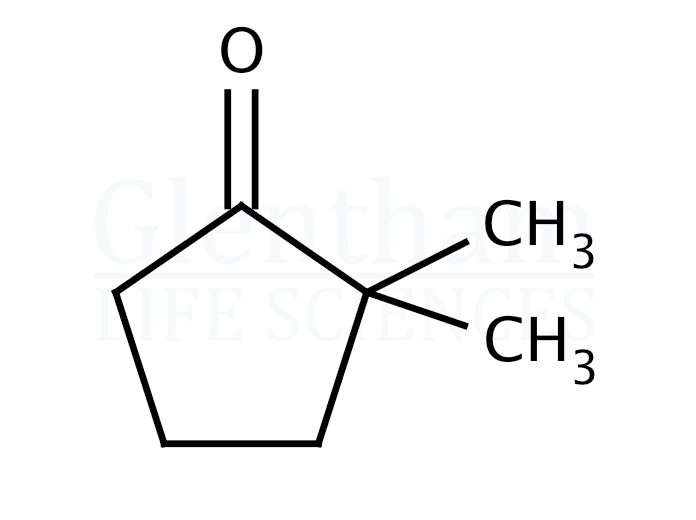 2,2-Dimethylcyclopentanone Structure