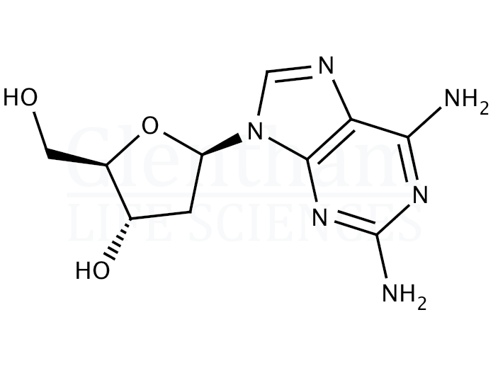 2-Amino-2''-deoxyadenosine Structure