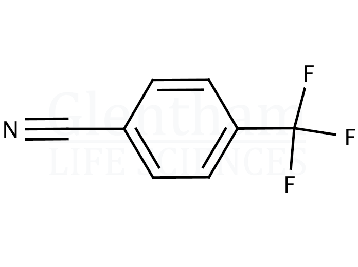 4-Trifluoromethylbenzonitrile (alpha,alpha,alpha-Trifluoro-p-tolunitrile) Structure