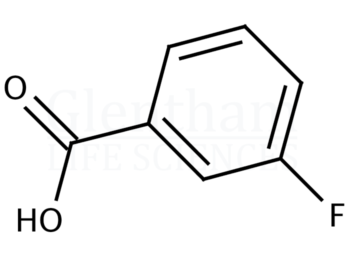 3-Fluorobenzoic acid Structure