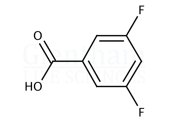 3,5-Difluorobenzoic acid Structure