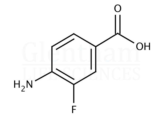 4-Amino-3-fluorobenzoic acid Structure
