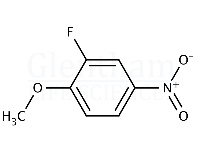 Structure for 2-Fluoro-4-nitroanisole